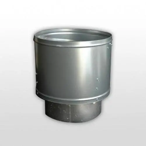Upflow Cap With Damper - Paint Spray Booth 1