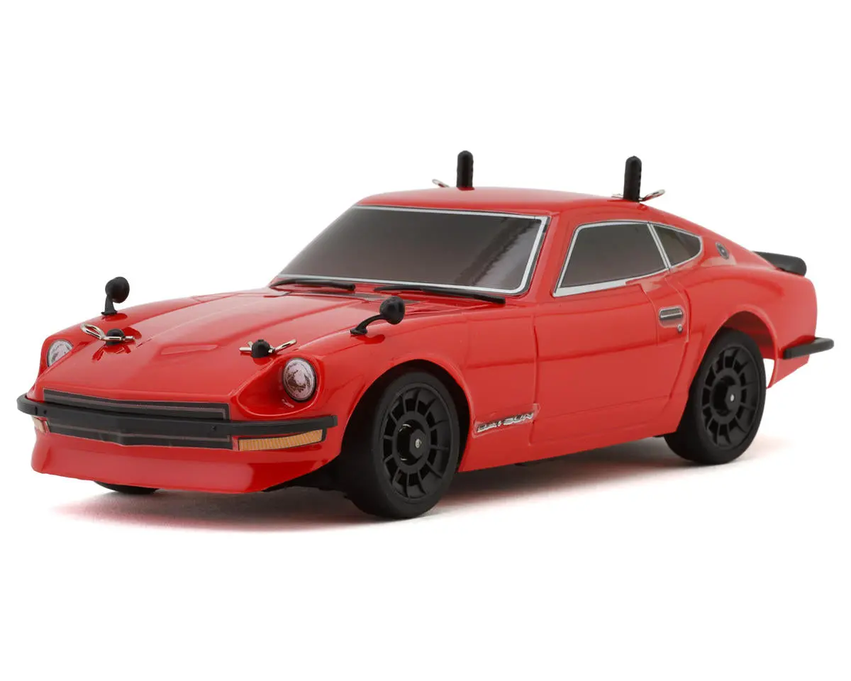 Sr27 Datsun 240Z 1/27 Rtr Electric 2Wd On-Road Touring Car Combo (Red) W/2.4Ghz Radio, Battery & Charger 1