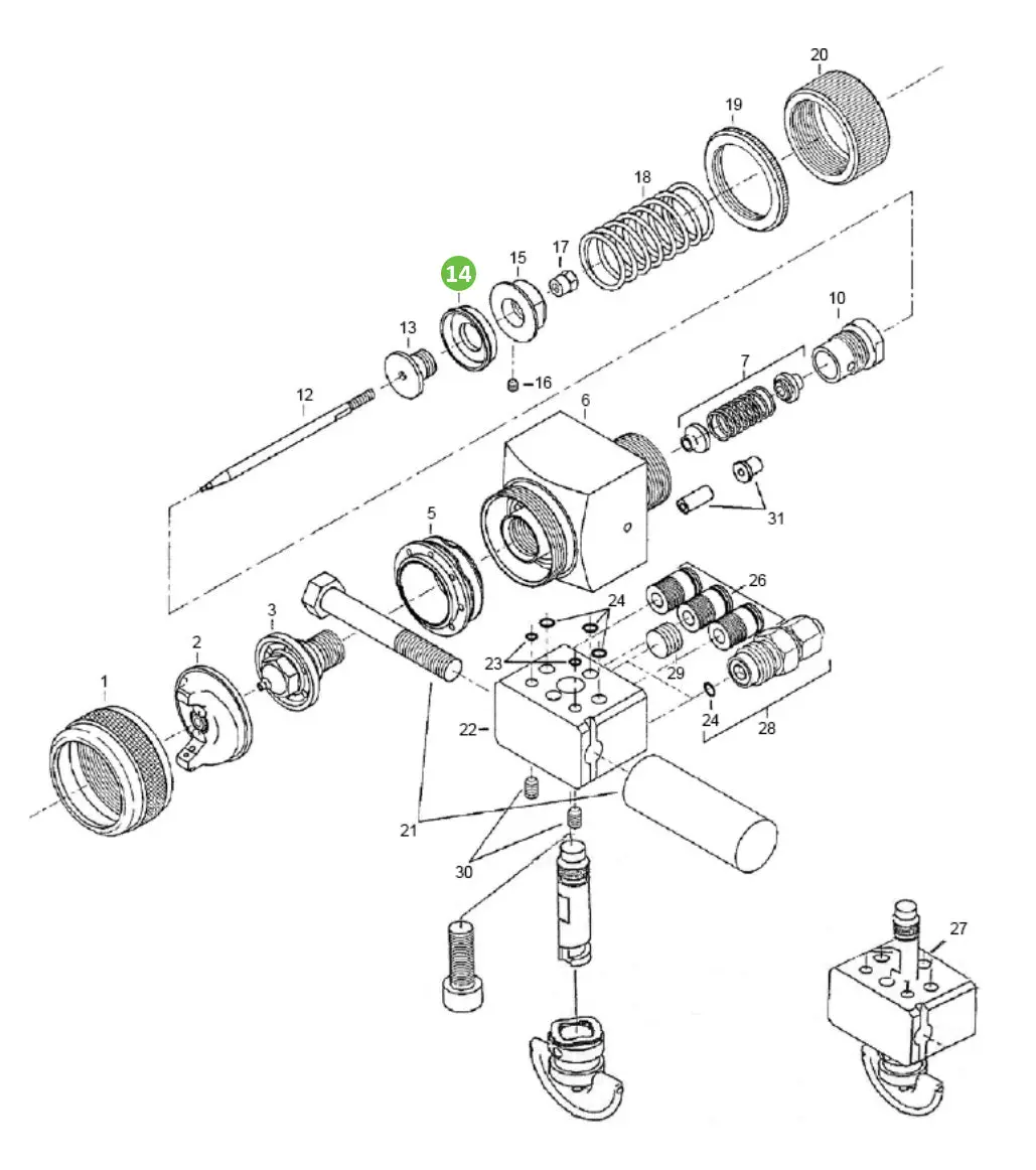 Binks T-Agb-102 Piston Cup 1