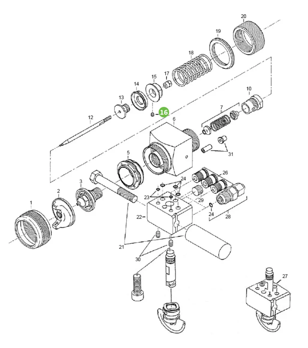 Binks T-Agb-104-K5 Set Screw Kit Of 5 1
