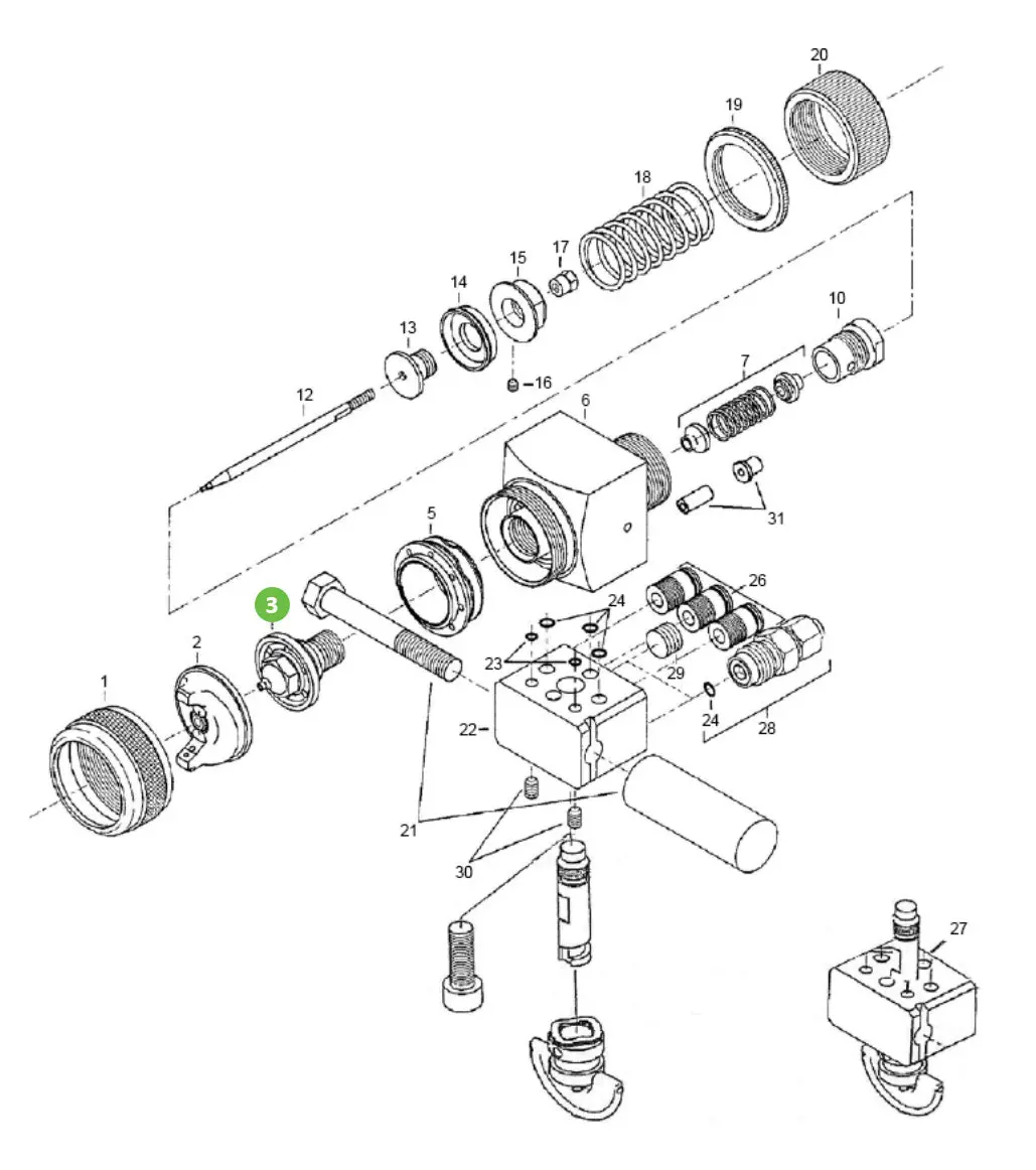 Binks T-Aghv-440-Xxx Tip & Needle Lapped Set 1
