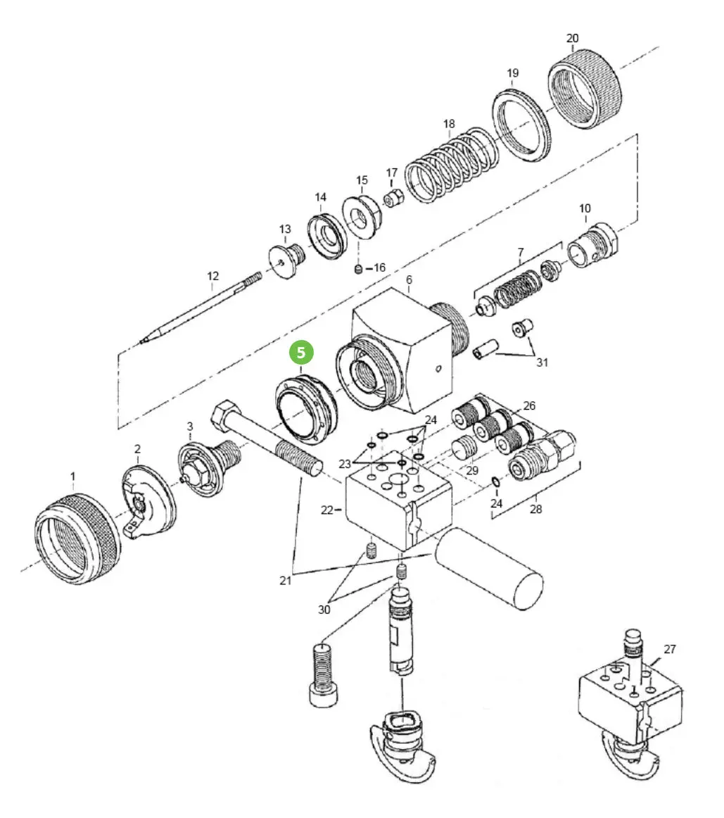 Binks T-Agpv-403 Baffle 1