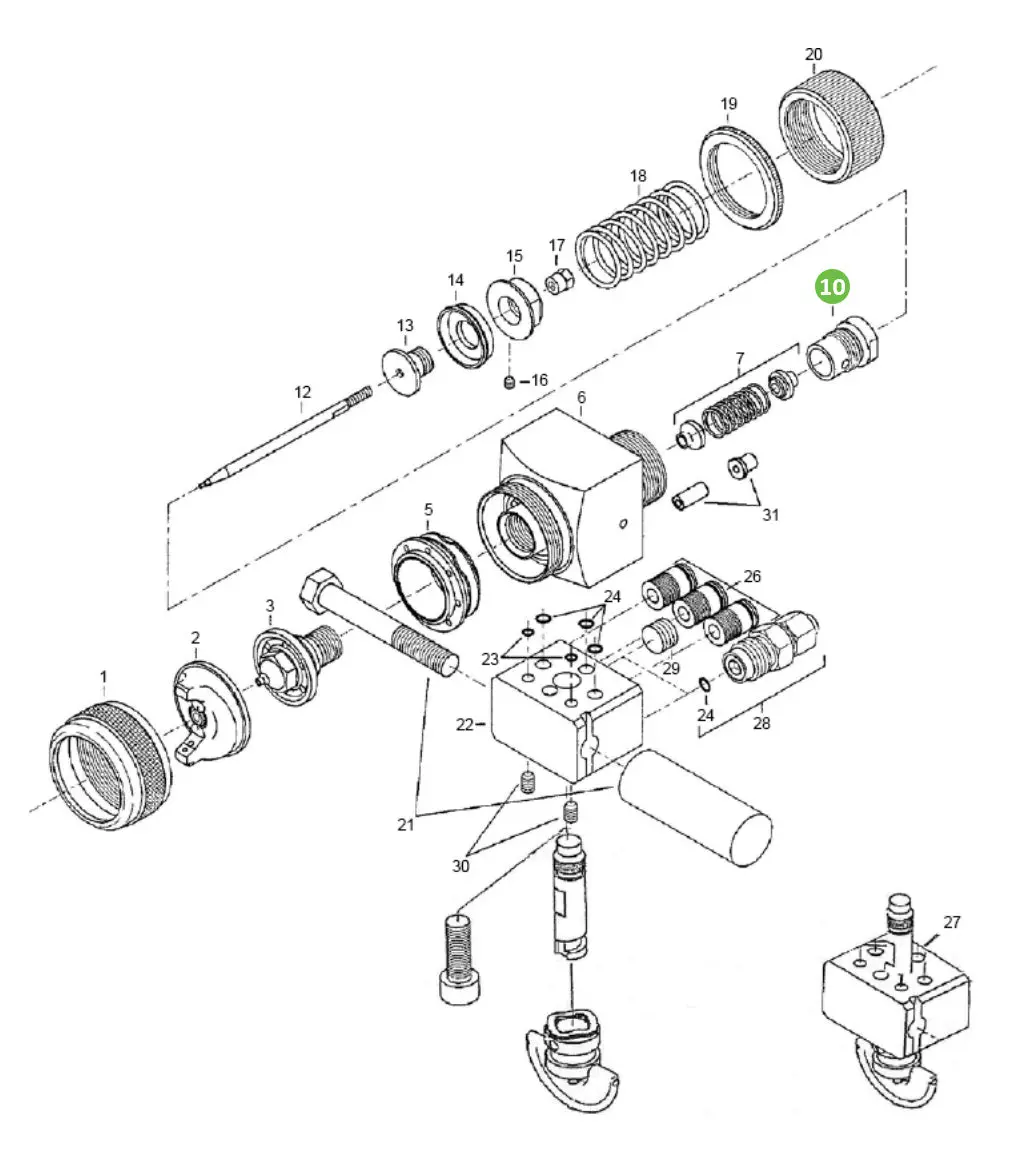 Binks T-Agpv-13 Housing 1