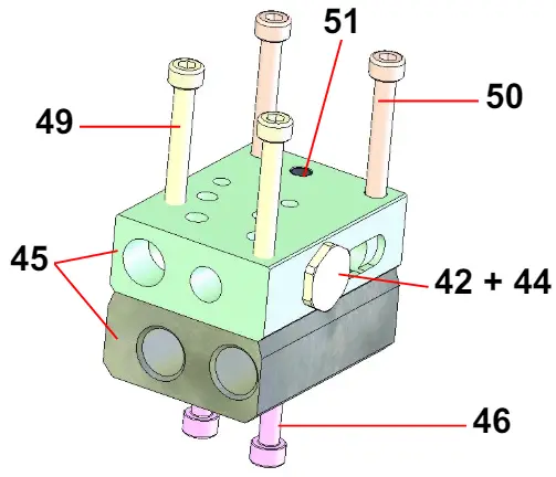 Sames® 930-151-596 Screw, M 5X60, Avx Automatic Airmix® 1