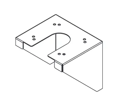 Binks Mx Pump Mounting Bracket 1