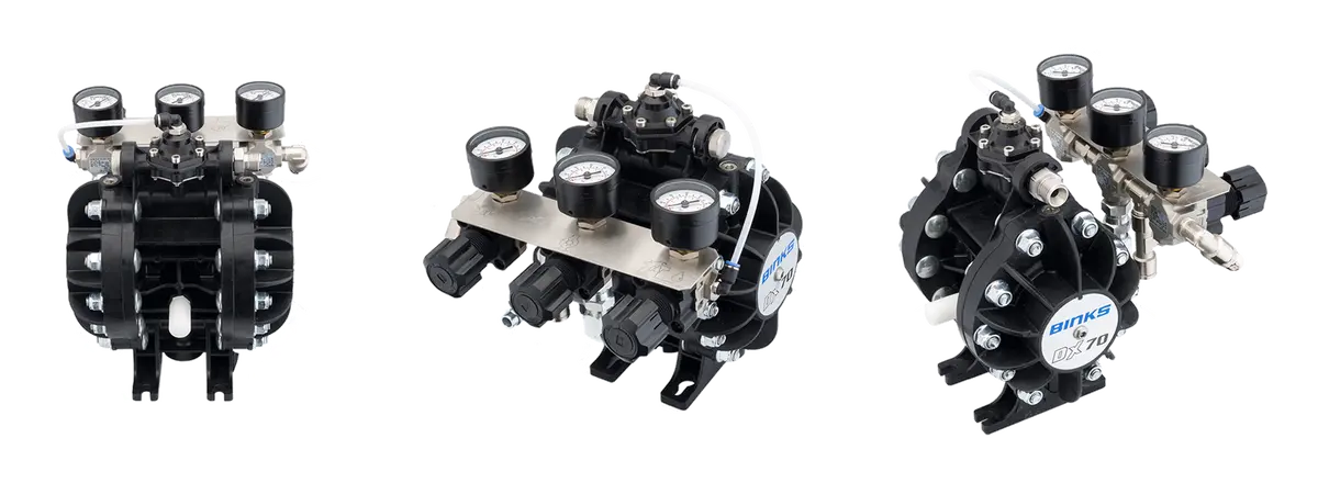 Binks Dx70r Pump Configurable Inlet And Outlet 1