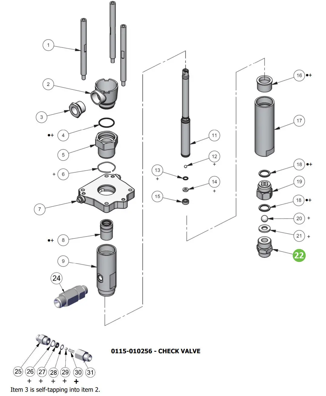 Binks 0115-010070 Inlet 1/2" Nps(M) Fxl4 Only 1