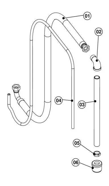 Binks 0115-010742 Suction Hose, 3/4" (Mxl) 1
