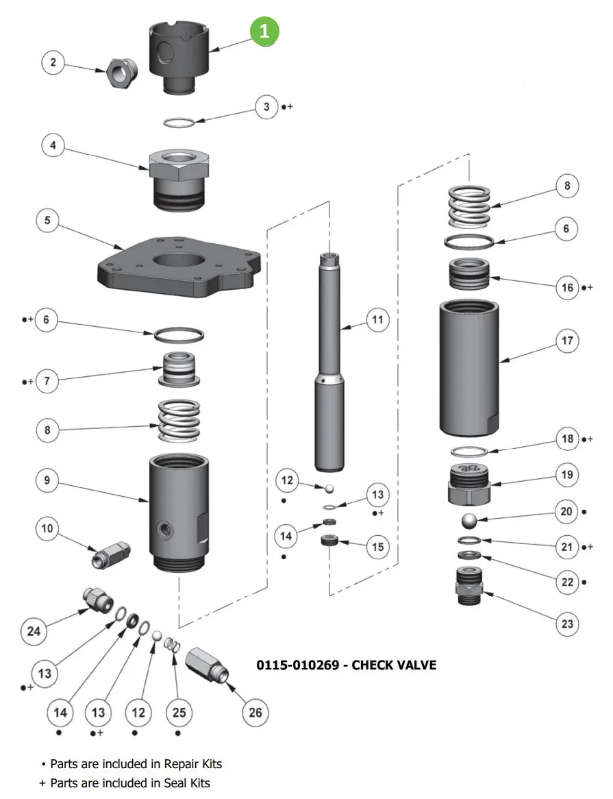Binks 0115-010232 Fx12 Solvent Cup 1