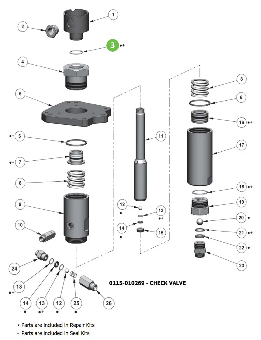 Binks 0115-010231 O-Ring 1