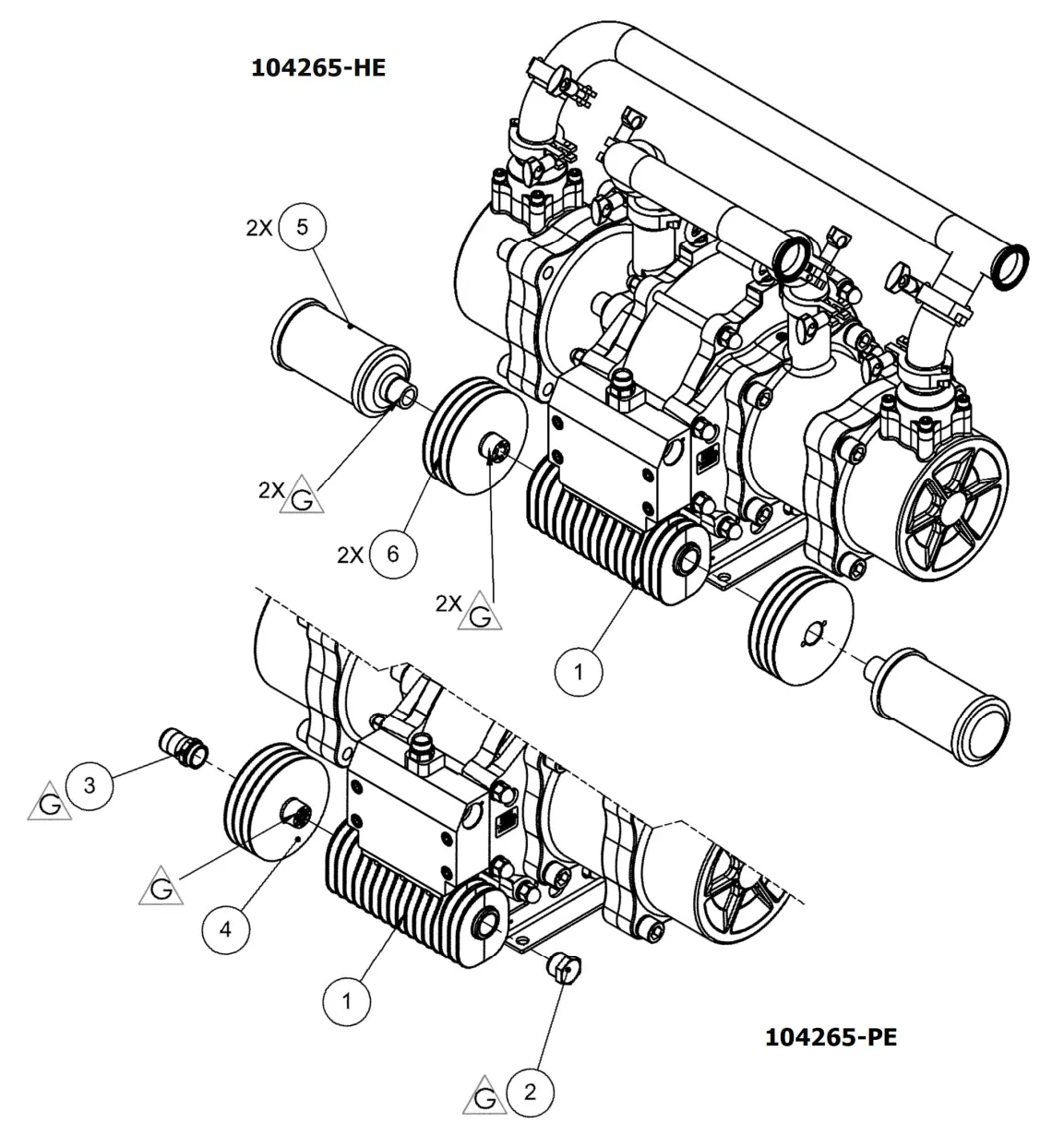 Binks Maple Pump Heat Exchanger Extension 1