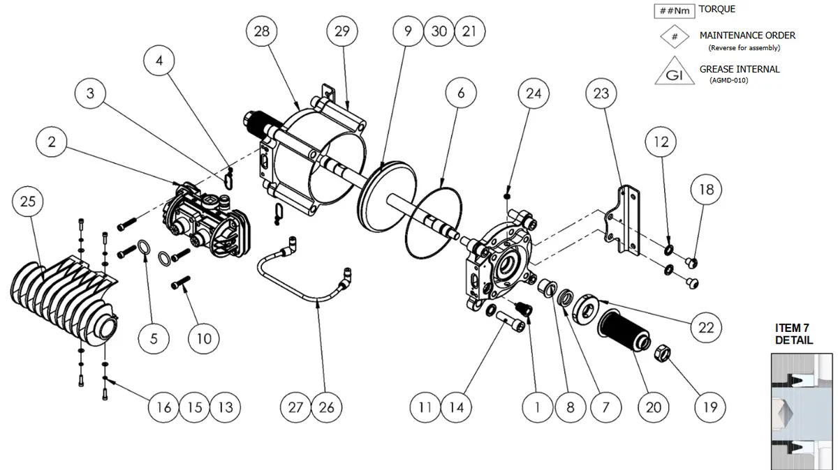 Binks Maple 15 Pump Air Motor Piston 1
