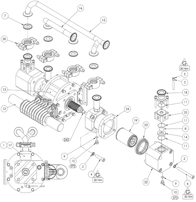 Binks Maple Pump Air Motor Piston 1