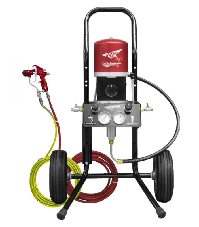 C.A. Technologies Air-Assist-Airless (Aaa) 14:1 Bobcat Peak Pump Spray Pack - Cart Model Set-Up (V Packing) 1