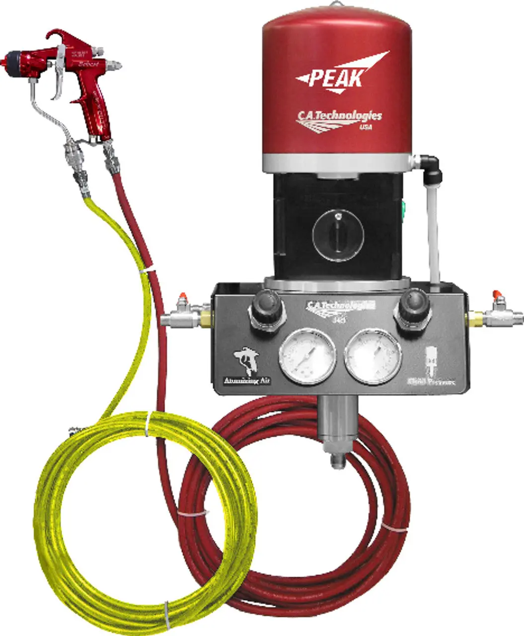 C.A. Technologies Air-Assist-Airless (Aaa) 14:1 Bobcat Peak Pump - Wall Model Set-Up (V Packing) 1