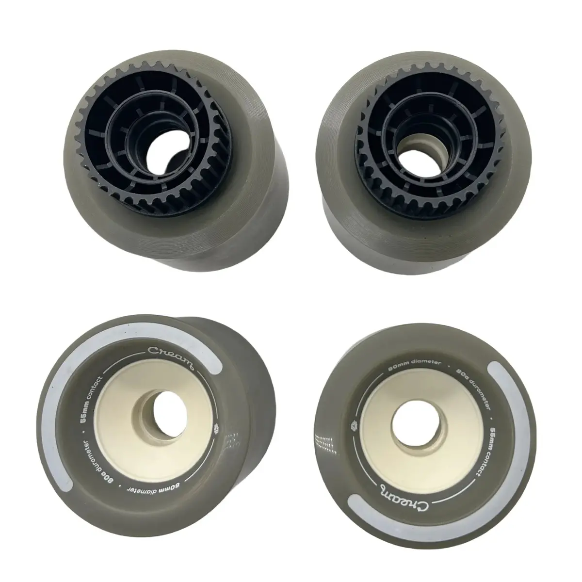 Boosted 80Mm Electric Skateboard Wheels 80A (32T Kegel Pulley Compatible) 2