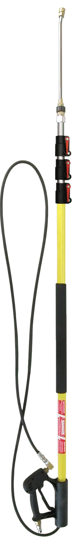 24Ft 4 Stage Telescoping Wand - Fiberglass 1