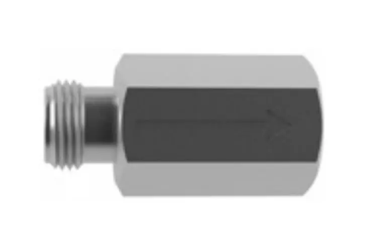 Hosco Check Valves, Male To Female Flow, Straight X Tapered 1
