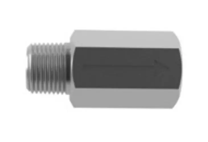 Hosco Check Valves, Male To Female Flow, Tapered X Tapered 1