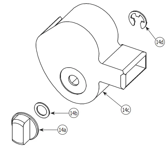 Binks 207-11182 Chopper Guard Assembly; Roving Cutter 1