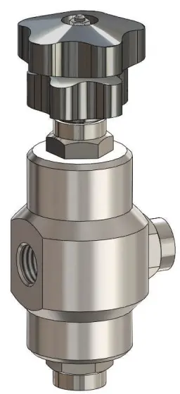 Sames® 149-220-420 Fluid Line Circulation Valve, S/S, Bare 1