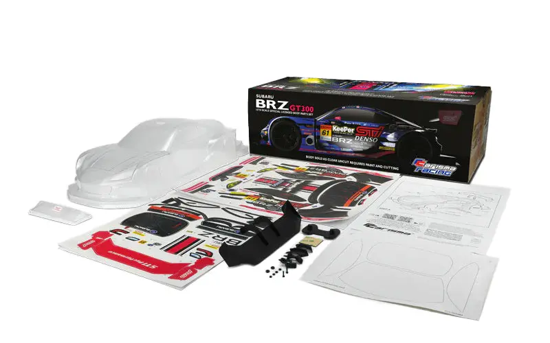 2021 Subaru Brz Gt300 190Mm Hi-Def Clear Body With Decal Pack 1