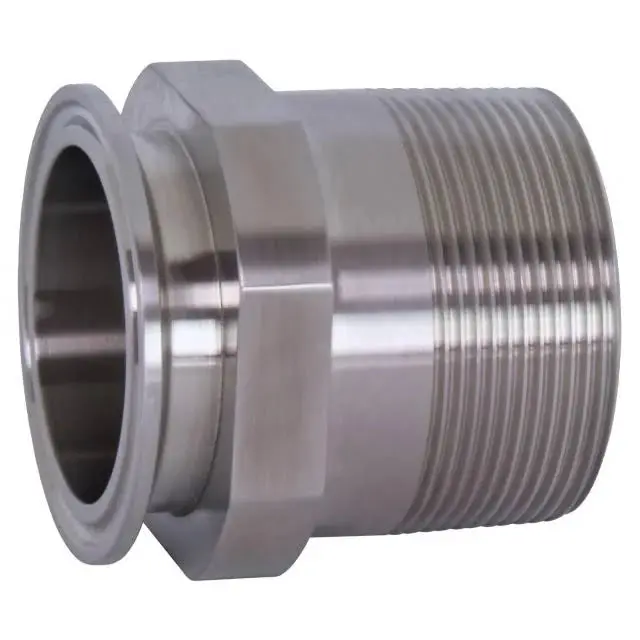 Male Clamp Adapter 1” Sanitary X ½” M.Npt 1