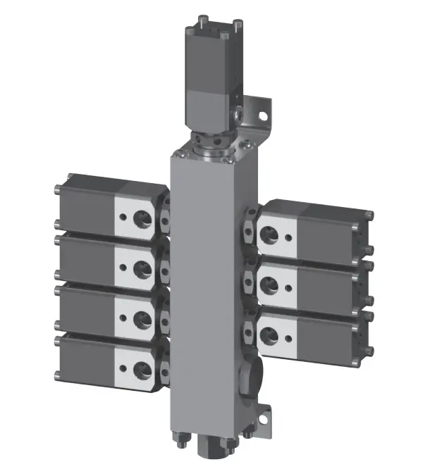Binks 240-3500 High Pressure Color Change Valve Stack Assembly 1