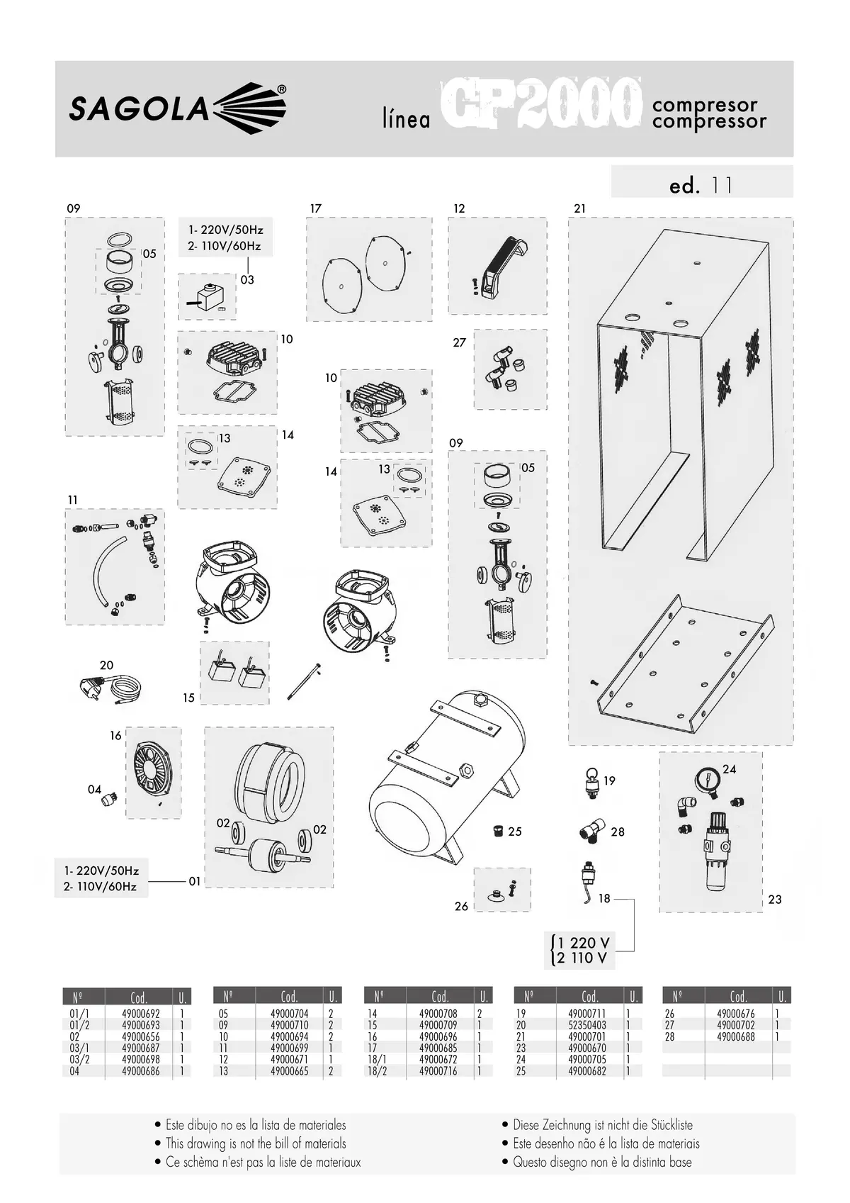 Sagola Cp 2000 - "T" Tank Connection 1