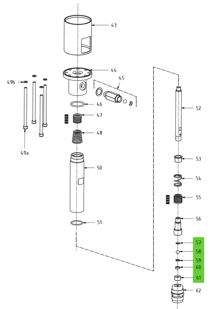 Compression Valve Guide; Medusa™ Pump 1