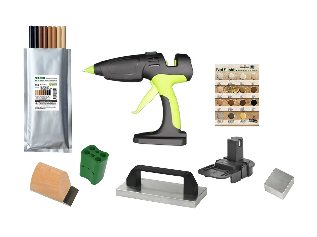 Total Finishing Knot Filler & Wood Repair Pro Cordless Kit 1