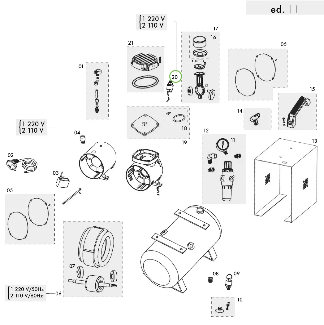 Sagola Cp 1000 - Pressure Switch; 110V 1