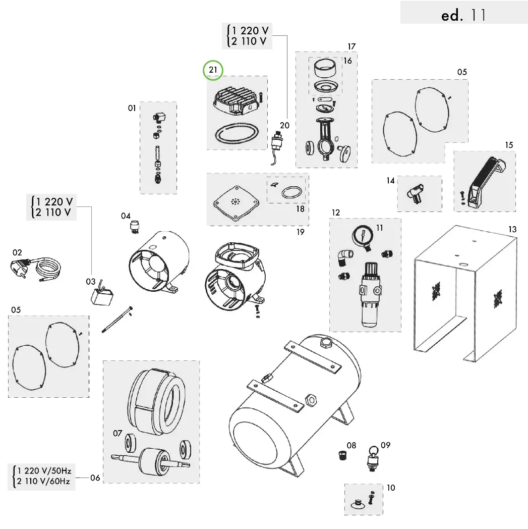 Sagola Cp 1000 - Head Kit 1