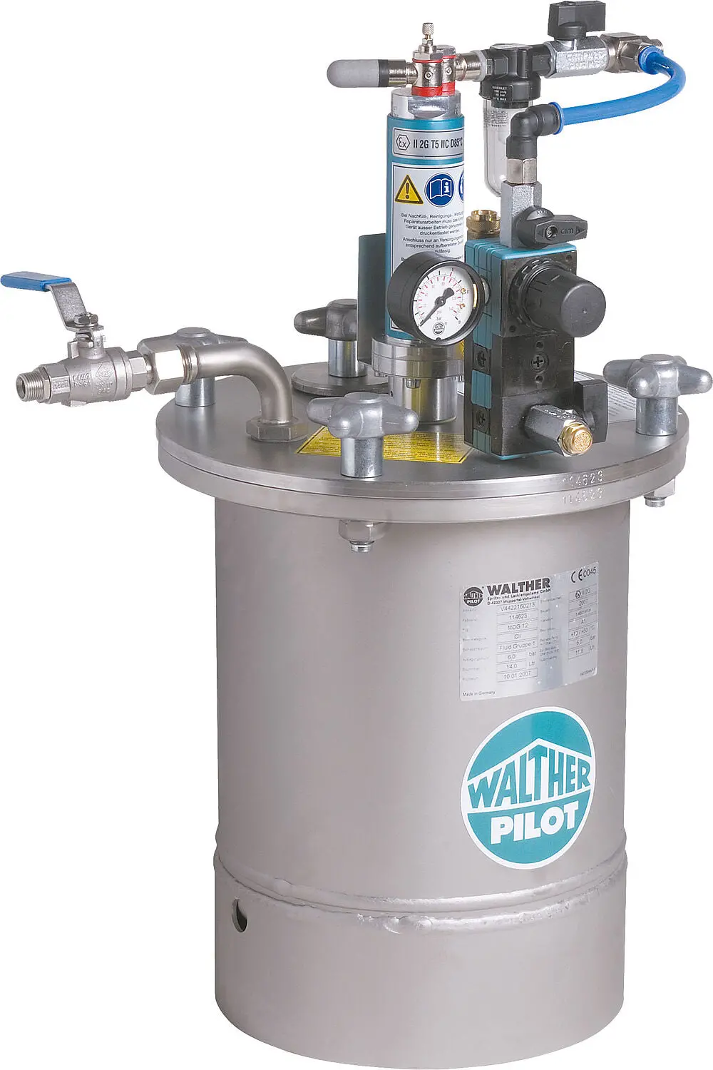 Walther Pilot Mdg-12 Pressure Tank 1