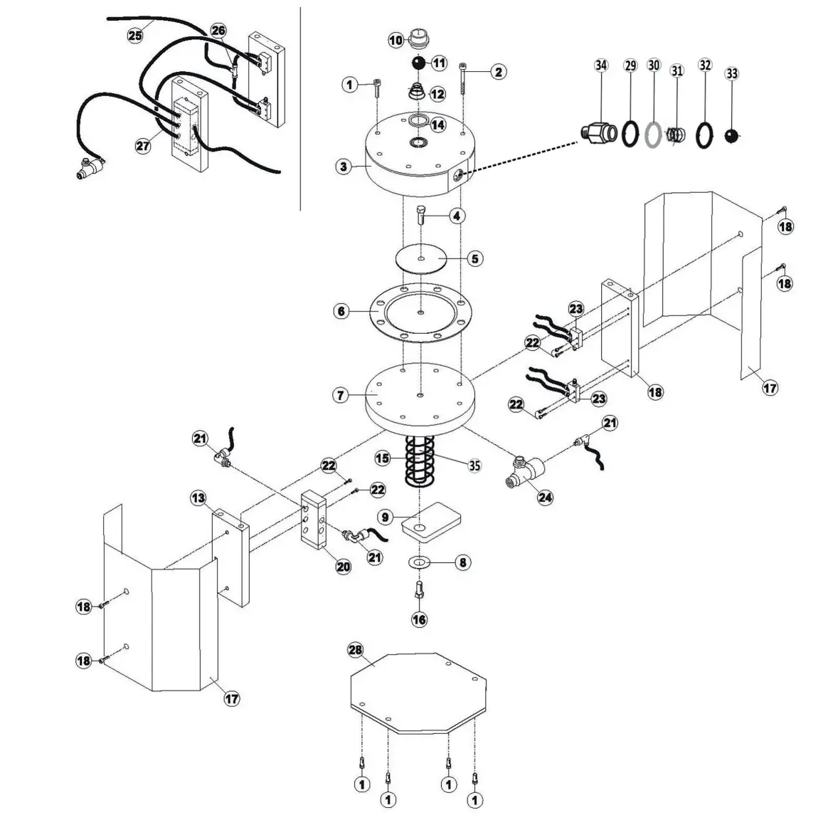 Tfs Washer; For Cyclops Diaphragm Pump 1