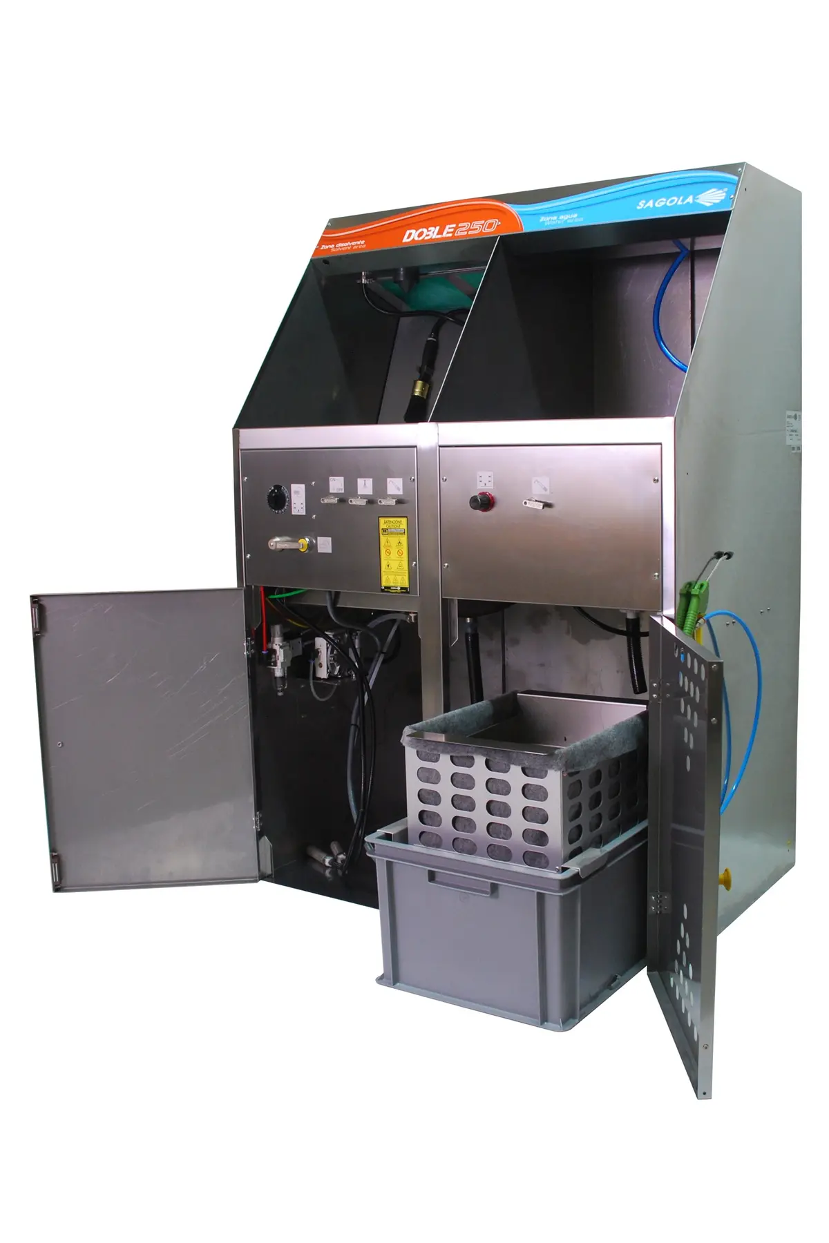 Sagola Doble 250 Spray Gun Washer, Water & Solvent Based 1