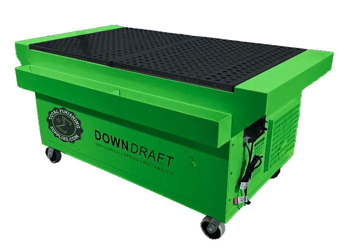 Total Finishing Supplies Downdraft Table 6' X 3' 1