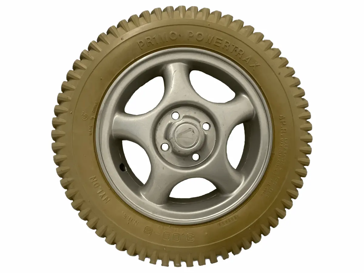Drive Wheel Assembly For Invacare Tdx 3, Tdx 4, Tdx 5, Pronto M94, M91, And More Power Chairs | Primo Powertrax | 1104437 | 14" X 3" 1