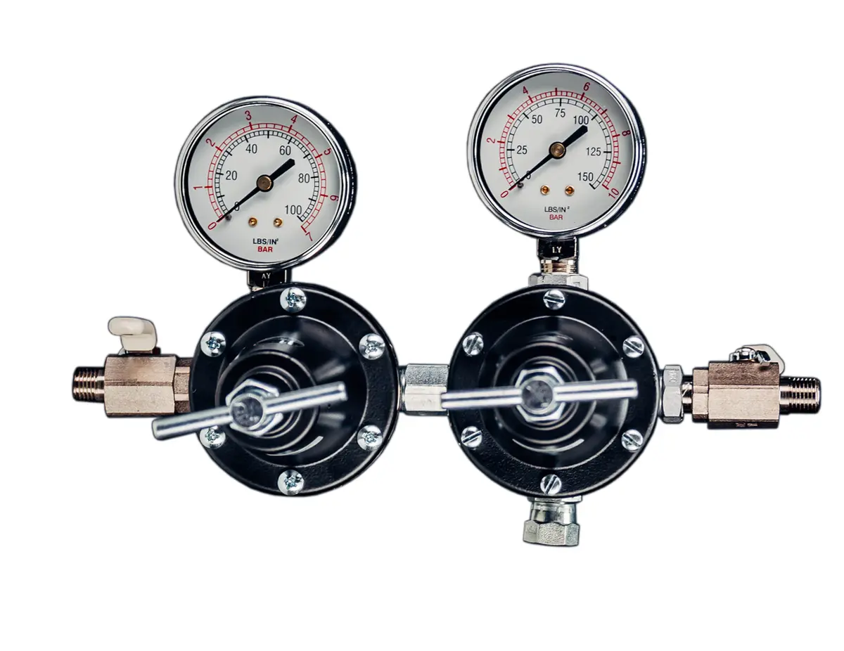Binks 85-472 Double Regulator Air Control For Non-Agitated Tanks 1