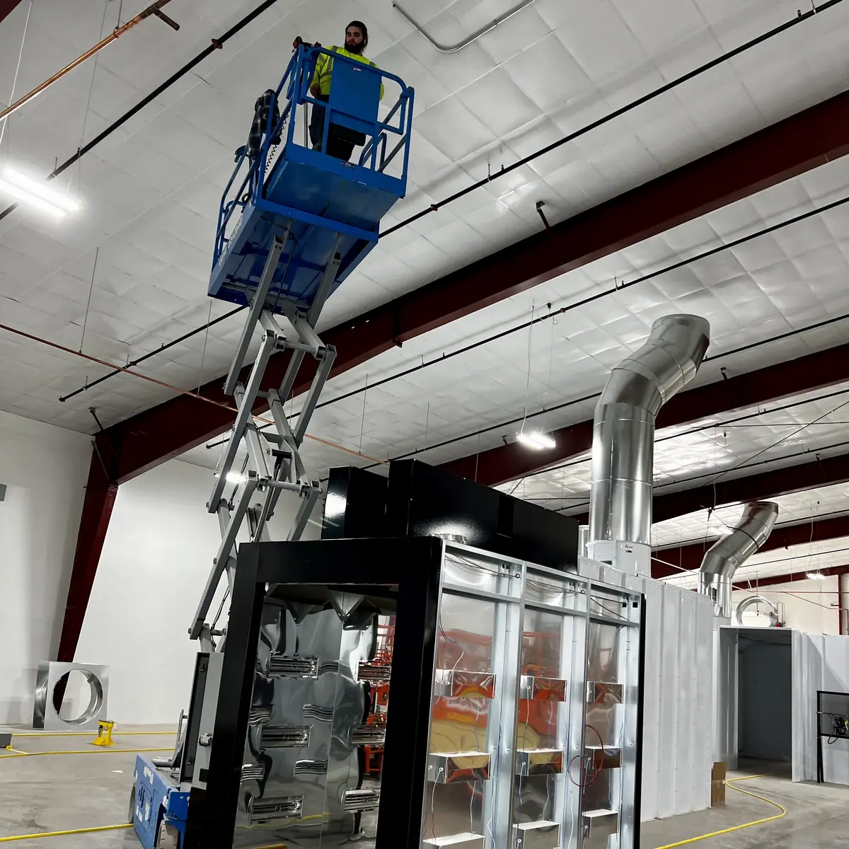 Labor - Ducting Installation Of Spray Booths 1