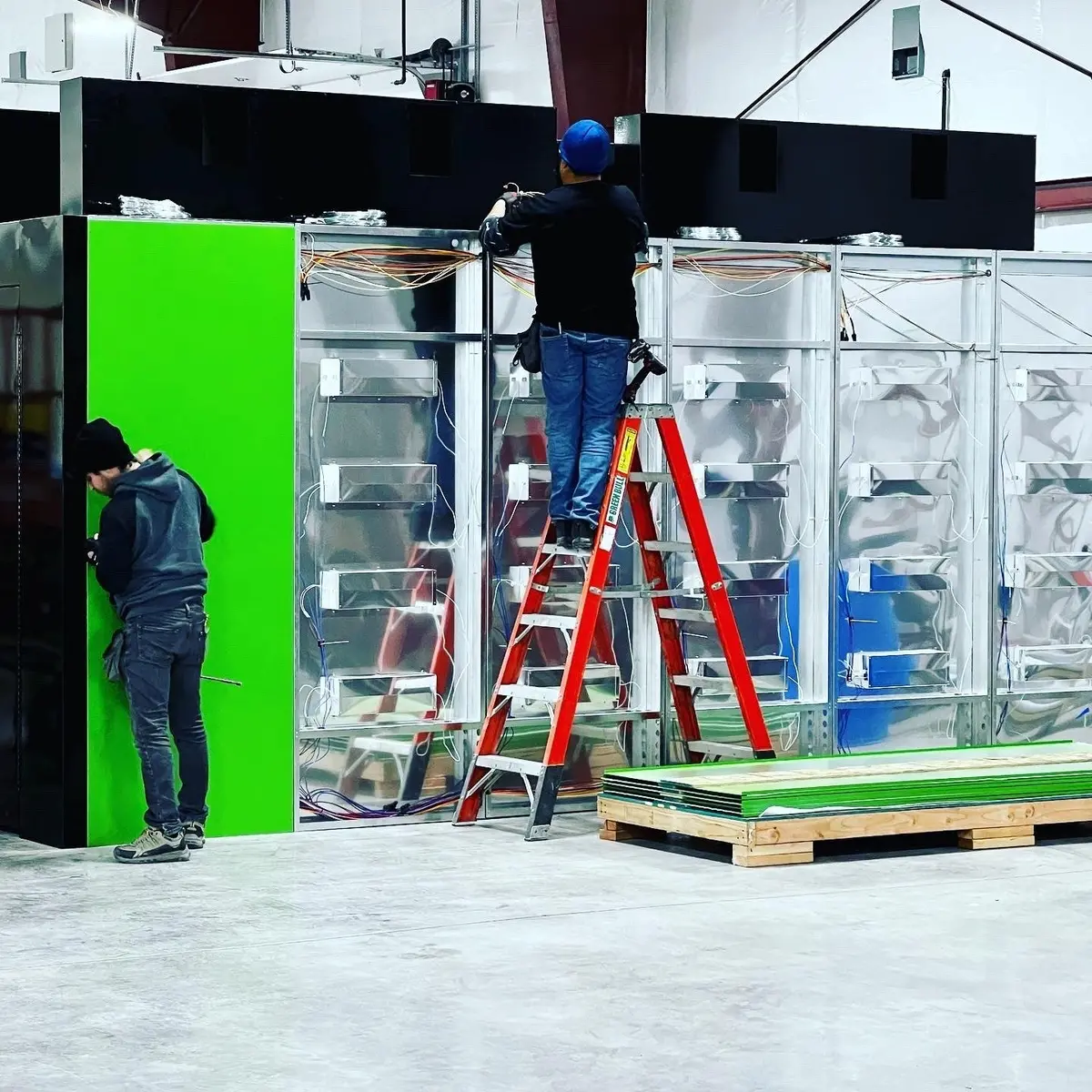 Labor - Electrical Pre-Wire Installation Of Spray Booths 1