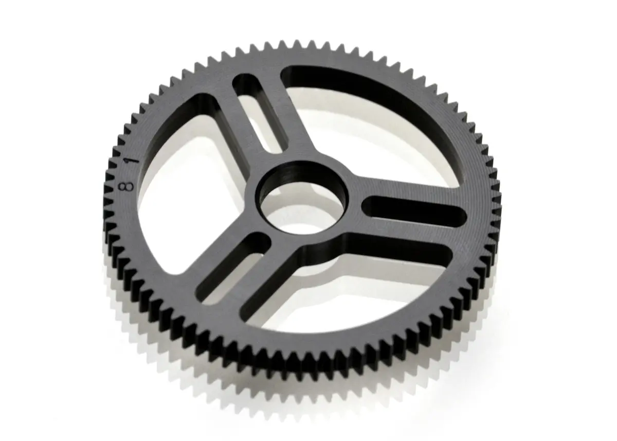 Flite Spur Gear 48P 81T, Machined Delrin, For Exo Spur Gear Hubs 1