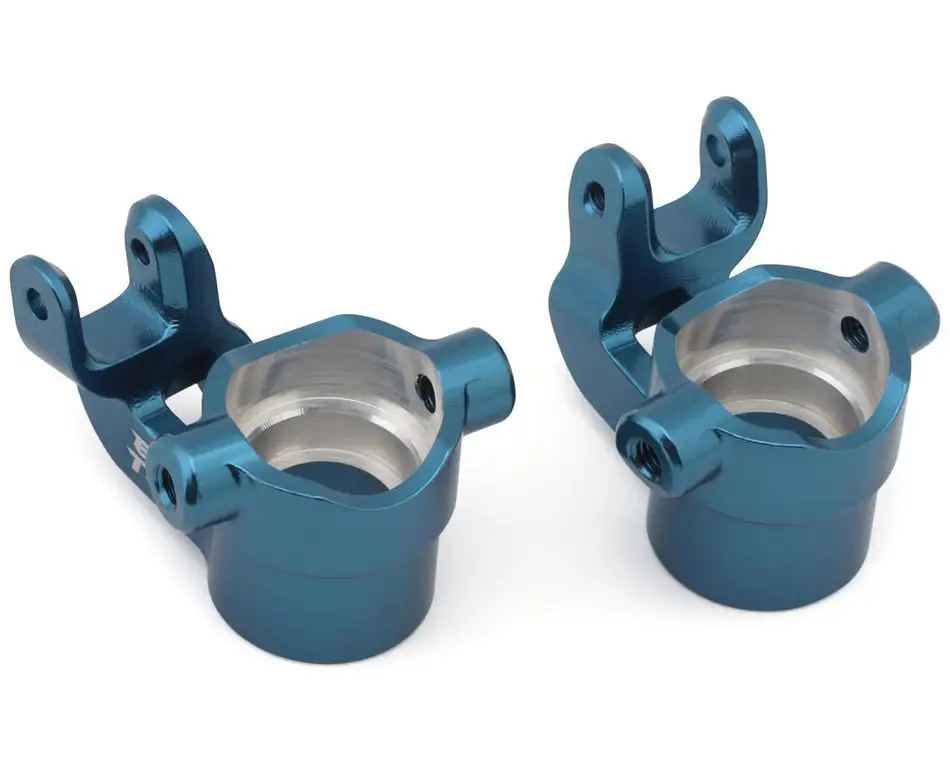 Rival Mt8 Aluminum Hd Steering Knuckles (Blue) (2) 1
