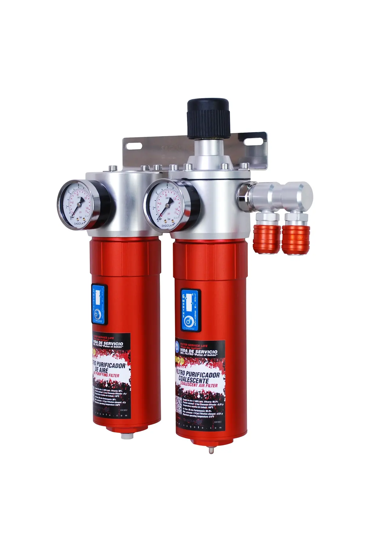 Sagola 5200X 2 Stage Air Regulator Filter 1