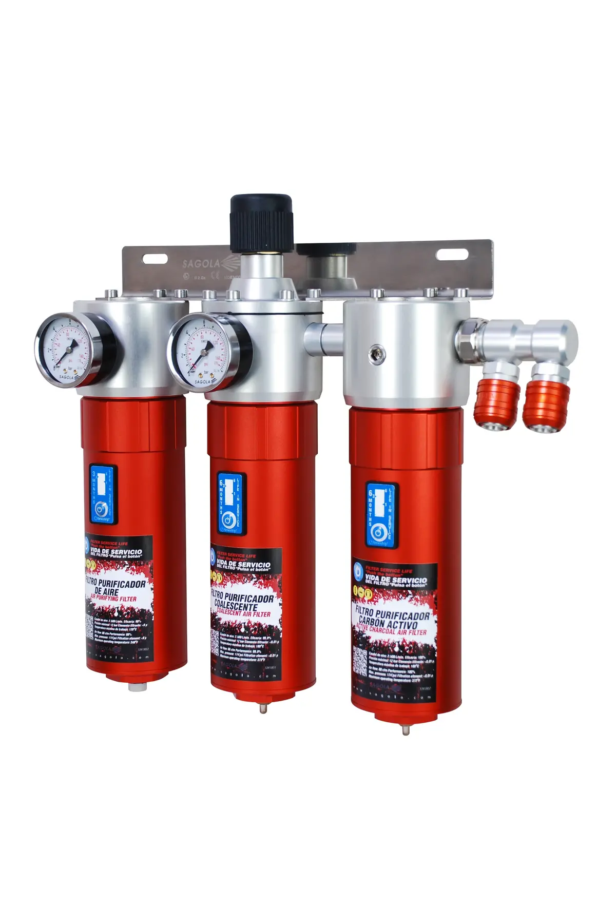 Sagola 5300X 3 Stage Air Regulator Filter 1