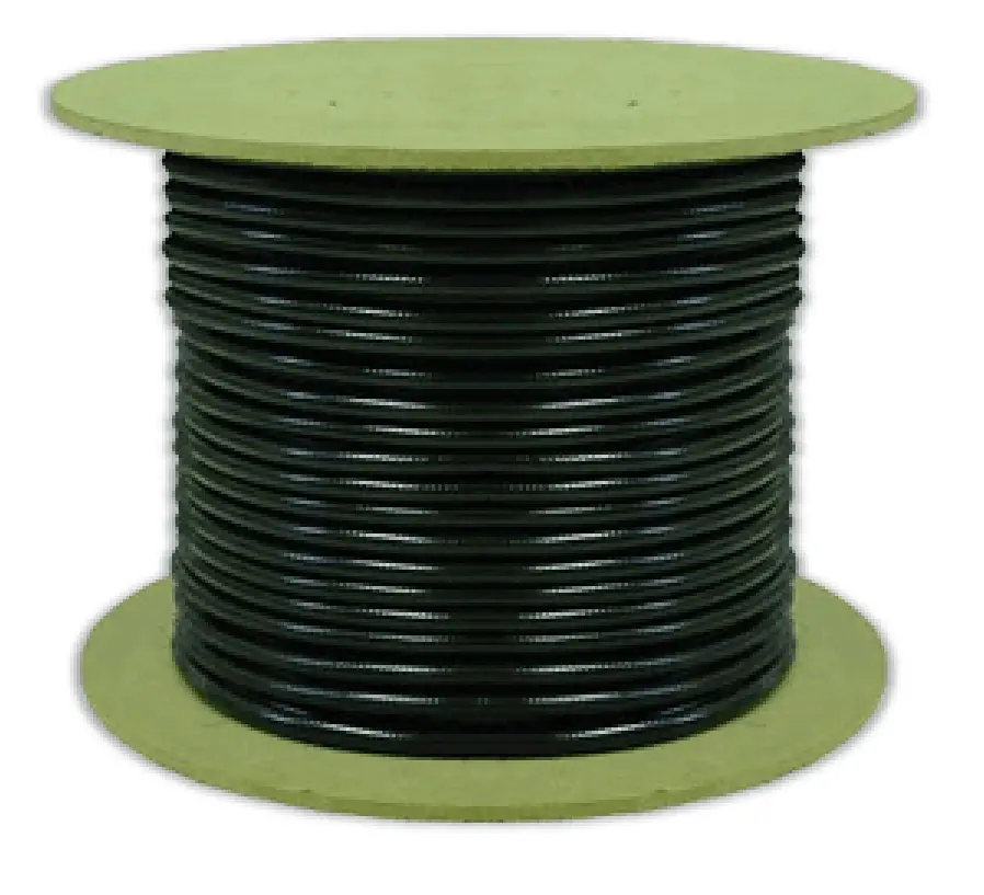 1/2” Fluid Hose - Black (750 Psi) - 500' Reel - Fittings: Not Included 1
