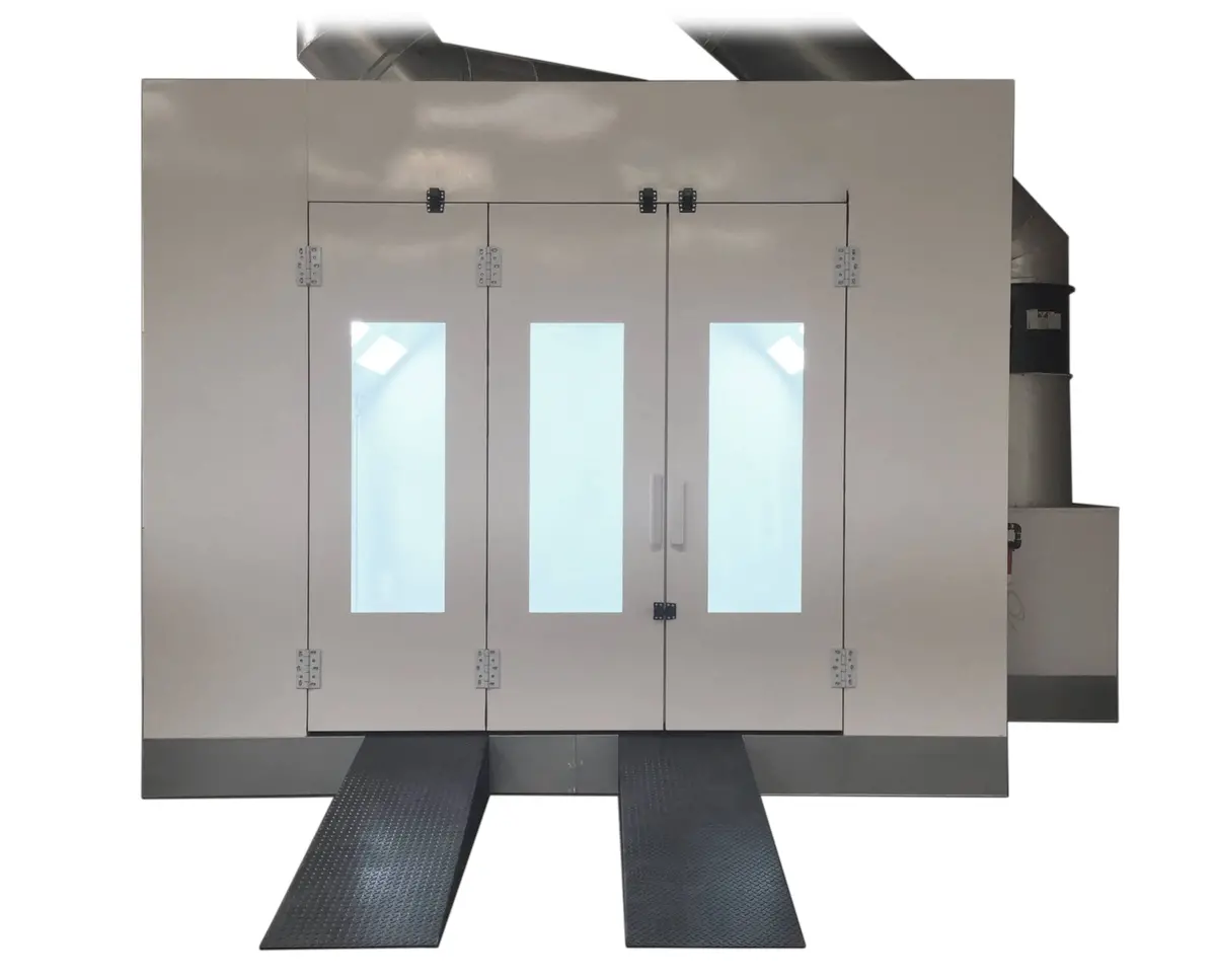 Total Finishing Automotive Full-Down Airflow Paint Spray Booth - Single Wall 1