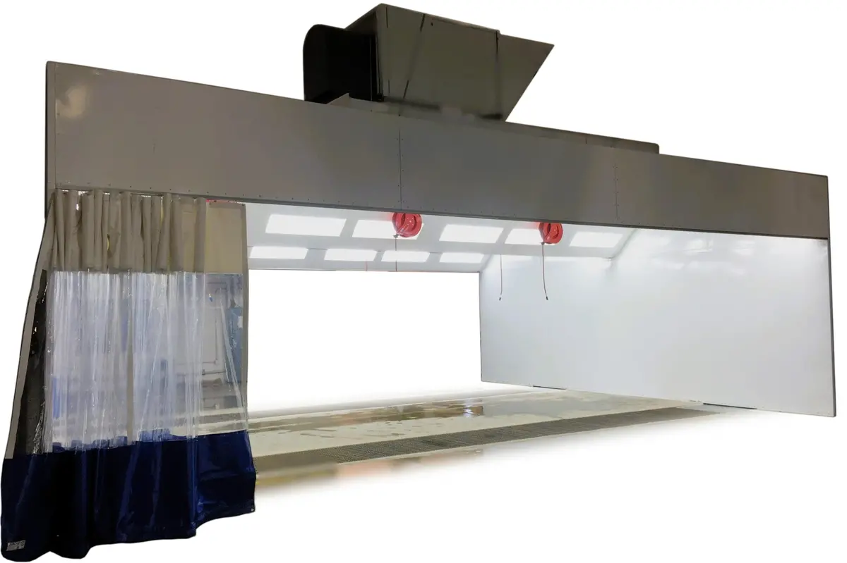 Total Finishing Full-Down Airflow Automotive Prep Station 1