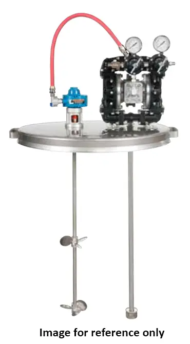 Binks Gemini Ii Pump 1/2" Stainless Steel; 55 Gal Drum Mounted Package 1