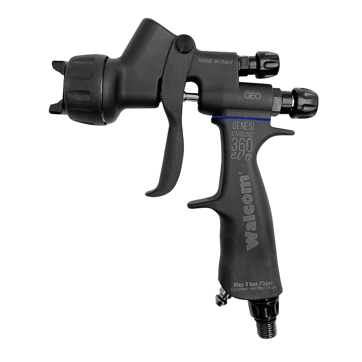 Walcom Genesi Carbonio 360 Evo Geo Gravity Spray Gun 1